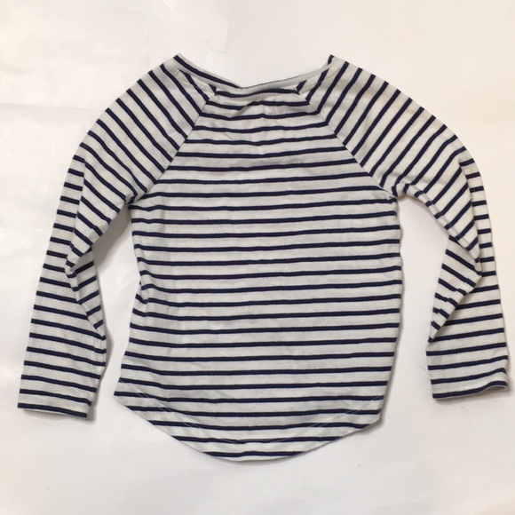 Cat&Jack Girls Striped Heart Long Sleeve Tee - Picture 3 of 6